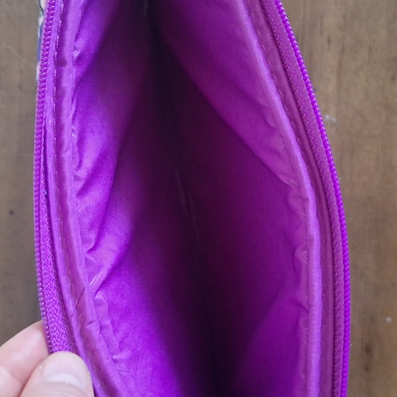 Vera Bradley Quilted Tablet Case Floral Lilac Pink Cotton Padded Zipper Carrier - Picture 5 of 8